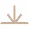 Ekena Millwork Saratoga Smooth Timber Gable Bracket, Douglas Fir, 84"W x 56"H x 5 1/2"D x 5 1/2"F, 16/12 Pitch GBW084X56X0606SAR00SDF - alternate 1